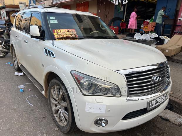 Infiniti QX80 2014 White