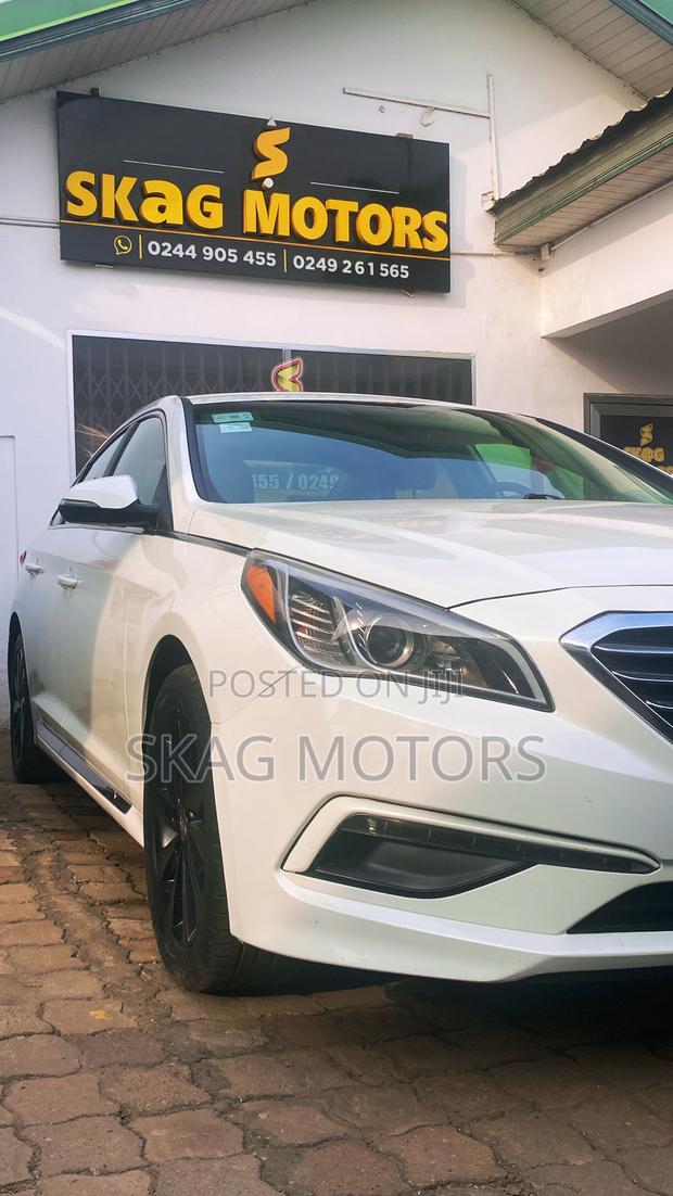 Hyundai Sonata Sport 4dr Sedan (2.4L 4cyl 6A) 2015 White