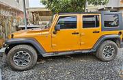 Jeep Wrangler 2008 Yellow for sale