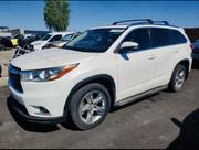 Toyota Highlander XLE 4dr SUV AWD (3.5L 6cyl 6A) 2015 Off white for sale