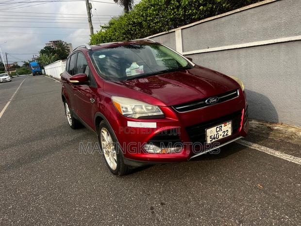 Ford Escape Titanium 4dr SUV AWD (1.6L 4cyl Turbo 6A) 2014 Red