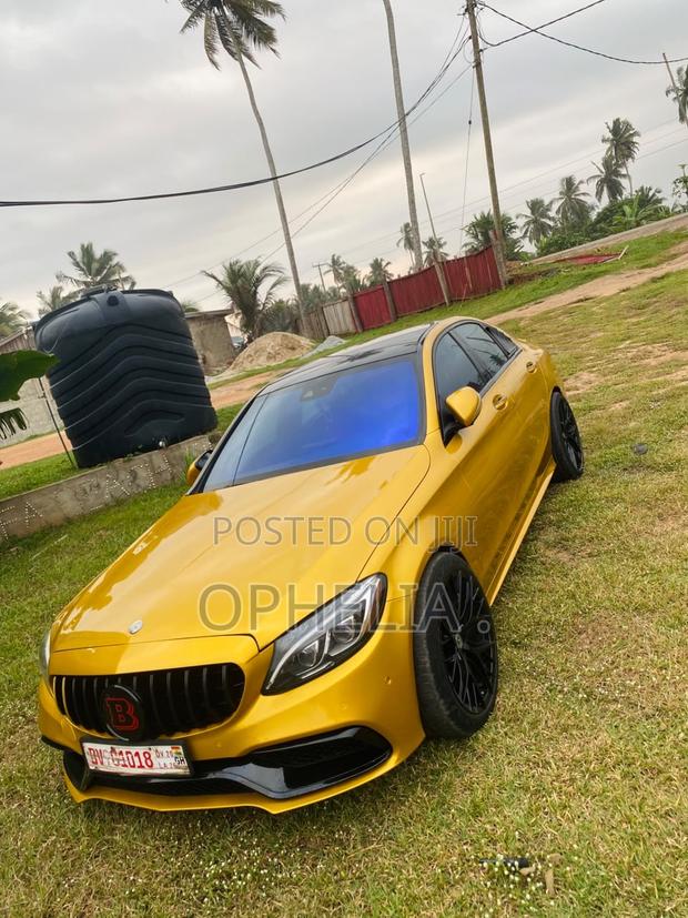 Mercedes-Benz C63 2016 Gold