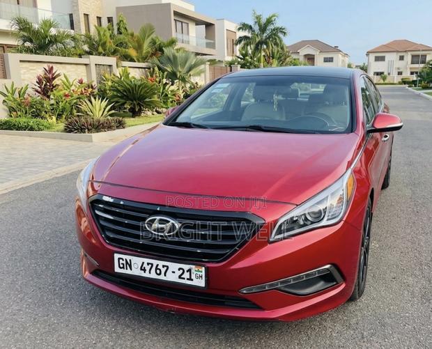 Hyundai Sonata Limited 2.0T 4dr Sedan (2.0L 4cyl Turbo 6A) 2015 Red