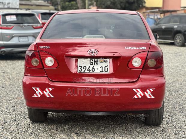Toyota Corolla 2008 Red