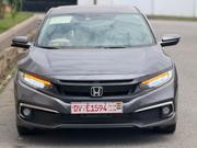 Honda Civic Touring Sedan 2019 Gray for sale
