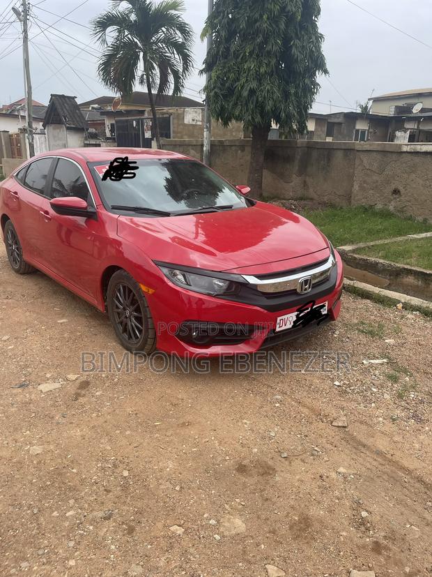 Honda Civic LX-P 2dr Coupe (2.0L 4cyl) 2017 Red