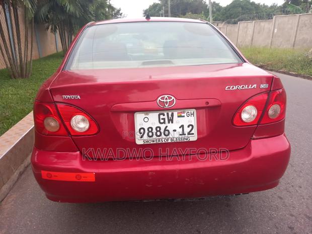 Toyota Corolla 2005 Red