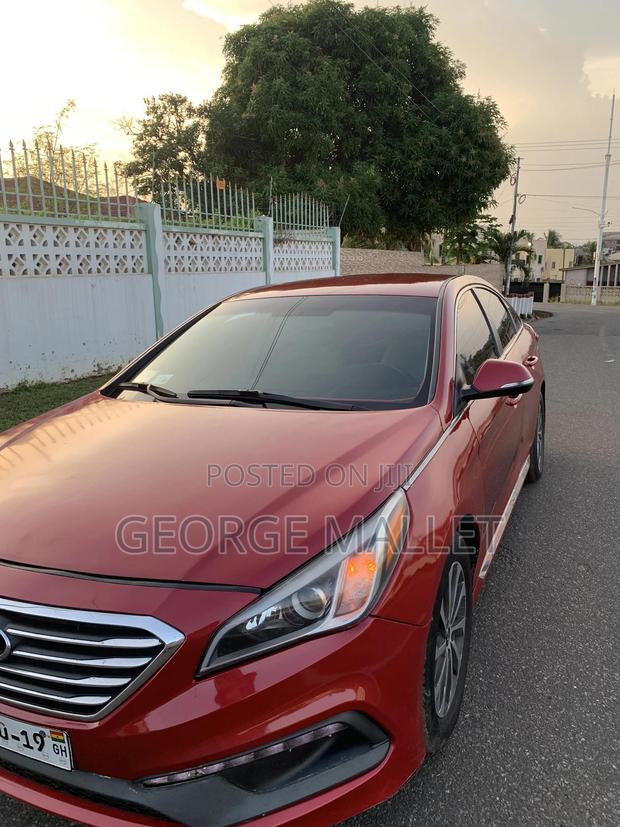 Hyundai Sonata Sport 4dr Sedan (2.4L 4cyl 6A) 2015 Red