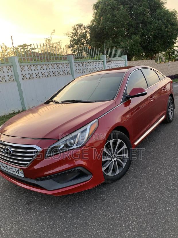 Hyundai Sonata Sport 4dr Sedan (2.4L 4cyl 6A) 2015 Red