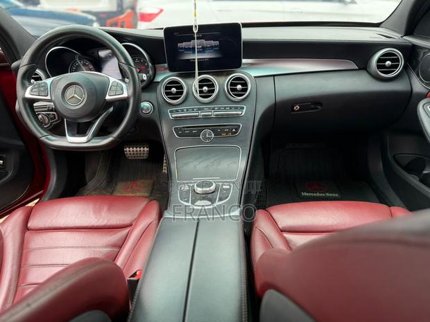 Mercedes-Benz C300 Sport 4Matic Sedan AWD (2.0L 4cyl 7A) 2017 Red