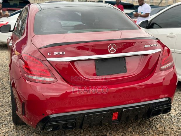 Mercedes-Benz C300 Sport 4Matic Sedan AWD (2.0L 4cyl 7A) 2017 Red