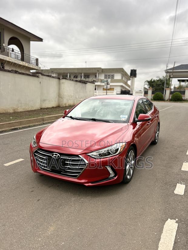 Hyundai Elantra Limited 2018 Red