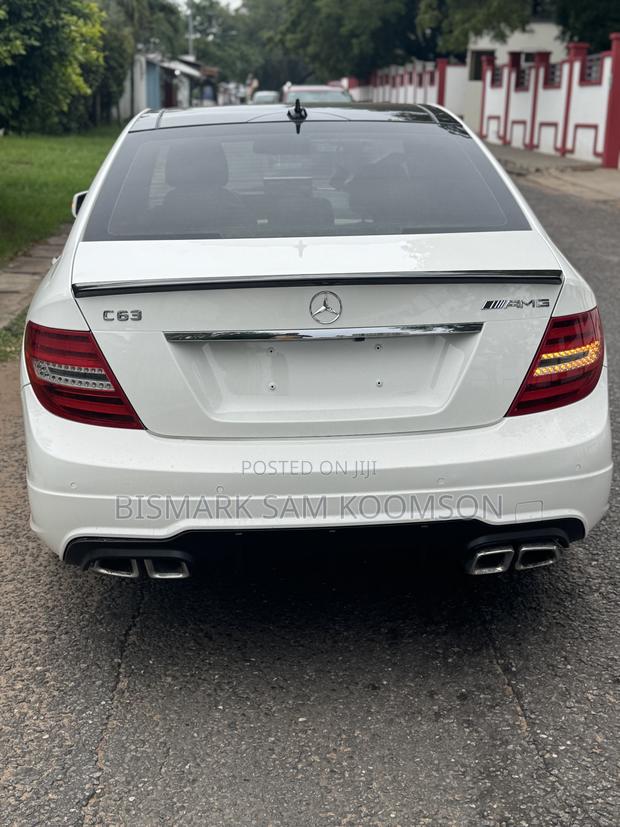 Mercedes-Benz C63 2013 White