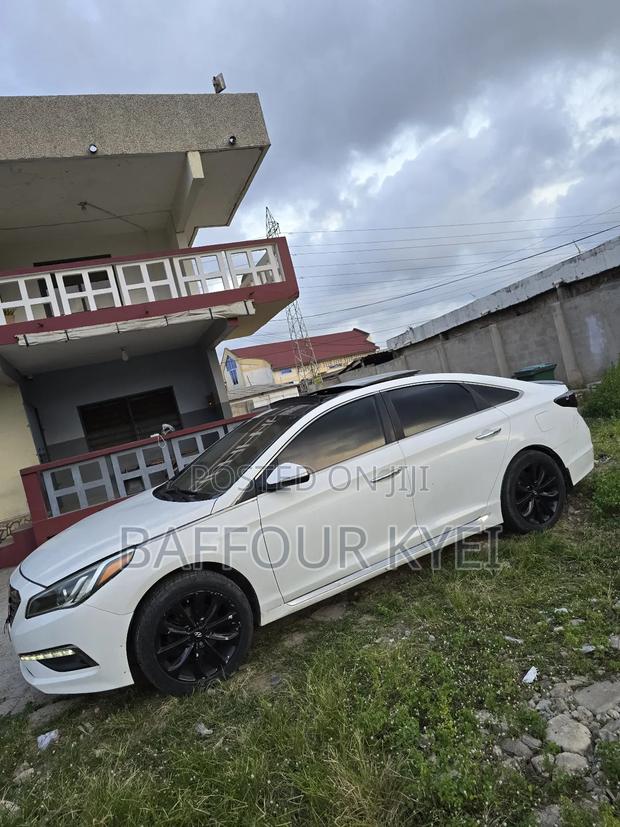 Hyundai Sonata Limited 2.0T Seban (2.0L 4cyl 6A) 2016 White