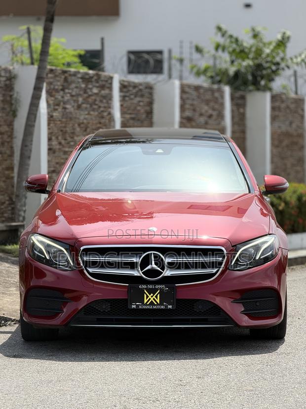 Mercedes-Benz E300 4Matic AWD Sedan (2.0L 4cyl 9A) 2017 Red
