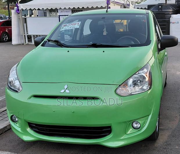 Mitsubishi Mirage DE 4dr Hatchback (1.2L 3cyl 5M) 2014 Green