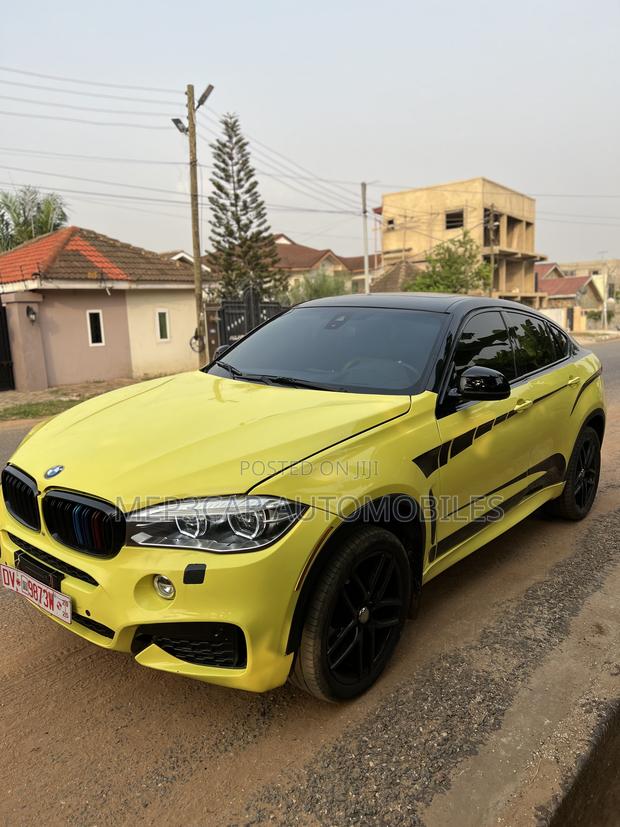 BMW X6 2017 Yellow