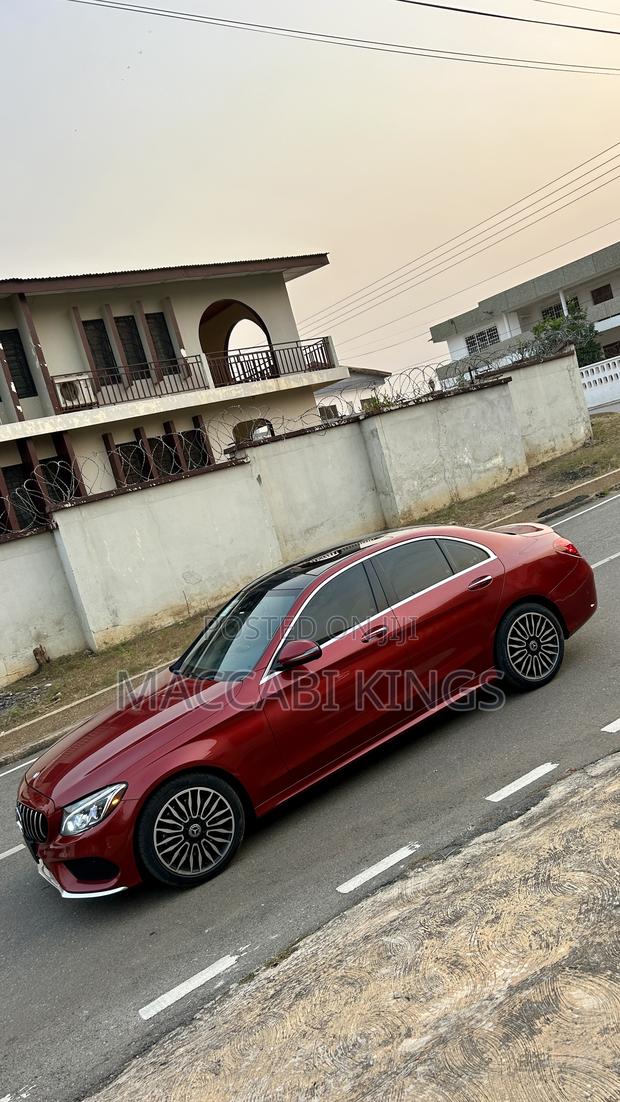 Mercedes-Benz C300 Luxury 4matic Sedan AWD (2.0L 4cyl 7A) 2017 Red