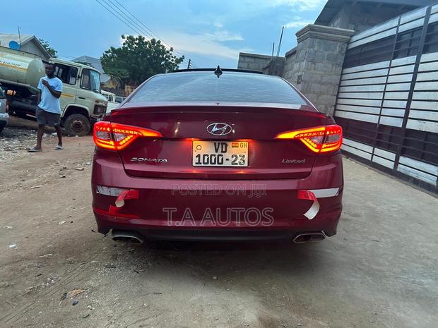 Hyundai Sonata Limited 2.0T Seban (2.0L 4cyl 6A) 2016 Red
