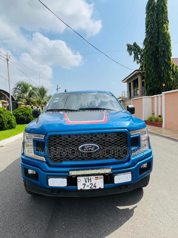 Ford F-150 Lariat 4x4 SuperCab Styleside 8 ft. box 163 in. WB 2020 Blue