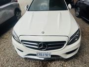 Mercedes-Benz C300 Luxury 4matic Sedan AWD (2.0L 4cyl 7A) 2017 White for sale