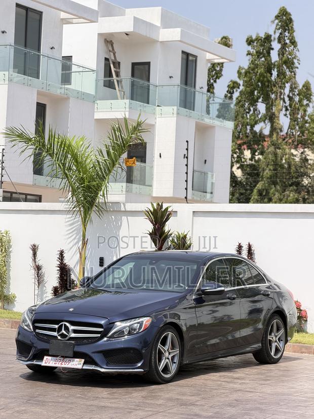 Mercedes-Benz C300 Sport 4dr AWD 4Matic Sedan (2.0L 4cyl 7A) 2015 Blue