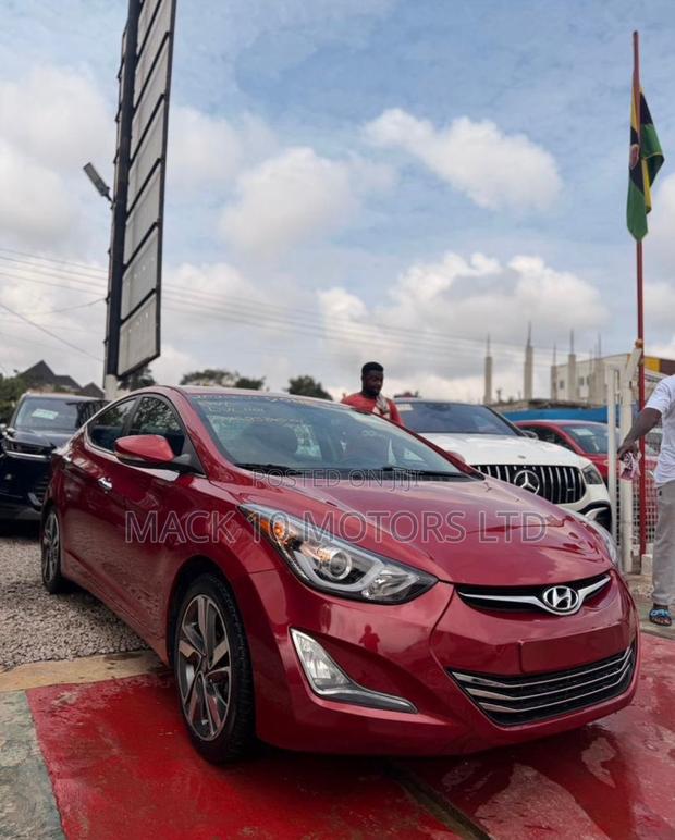 Hyundai Elantra Limited 4dr Sedan (1.8L 4cyl 6A) 2015 Red