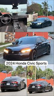 New Honda Civic Sport CVT 2024 Black for sale