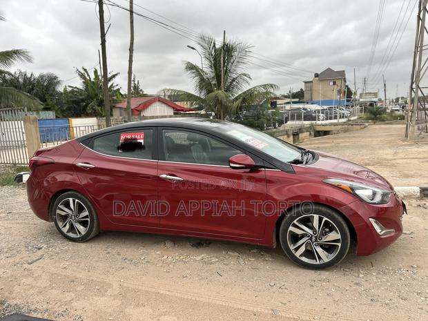 Hyundai Elantra Limited 4dr Sedan (1.8L 4cyl 6A) 2015 Red