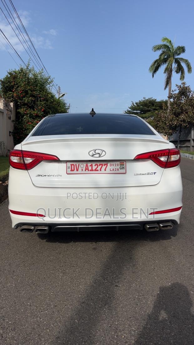 Hyundai Sonata Limited 2.0T Seban (2.0L 4cyl 6A) 2017 White