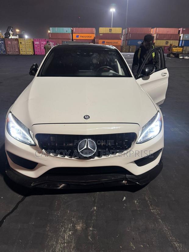 Mercedes-Benz C300 Base C300 AWD 4MATIC Sedan 2018 White