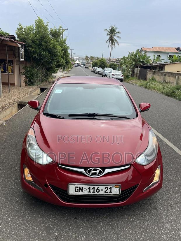 Hyundai Elantra GLS Sedan FWD (1.8L 4cyl 6M) 2013 Red
