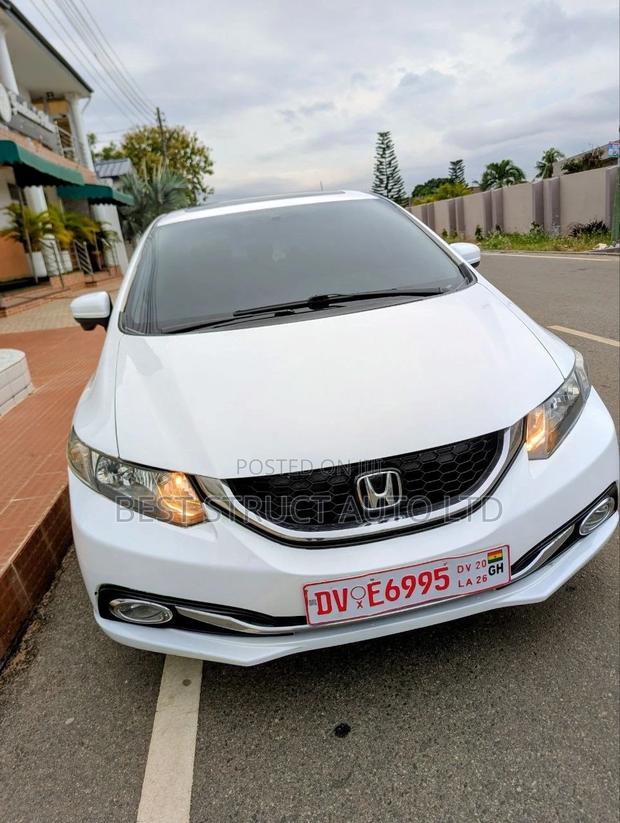 Honda Civic EX-L 4dr Sedan (1.8L 4cyl CVT) 2015 White