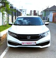 Honda Civic EX Sedan 2019 White for sale