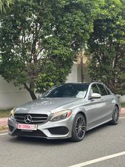 Mercedes-Benz C300 Luxury 4Matic Sedan AWD (2.0L 4cyl 7A) 2016 Silver for sale