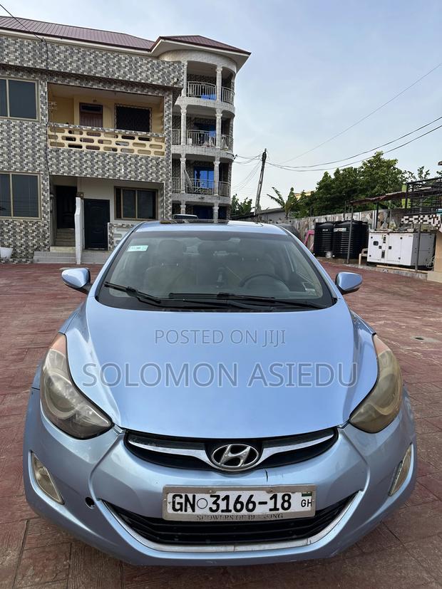 Hyundai Elantra Limited 2012 Blue