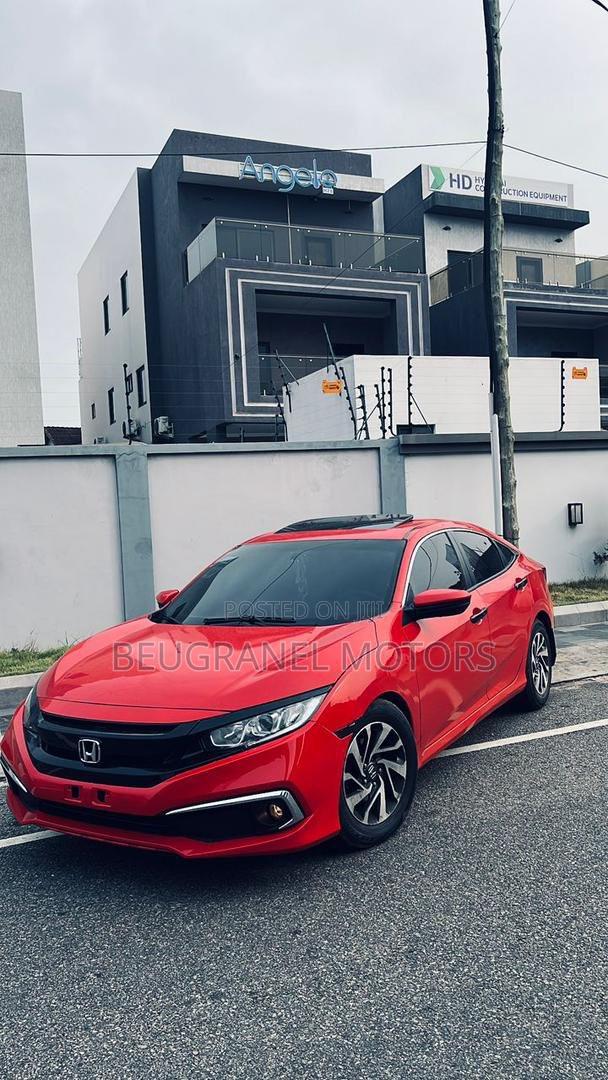 Honda Civic Sport Sedan 2019 Red