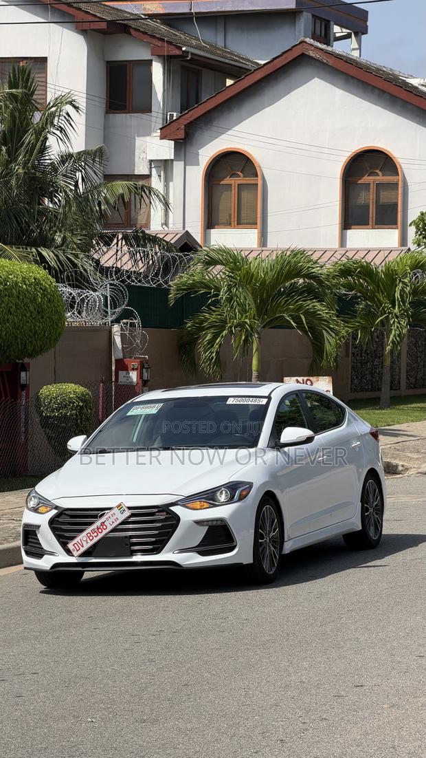 Hyundai Elantra Sport 2018 White