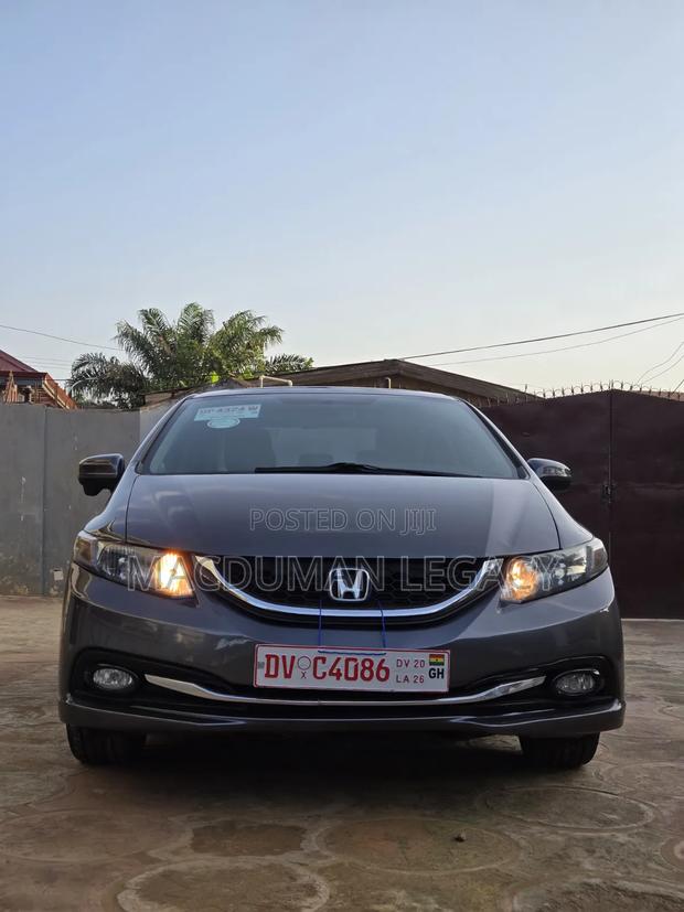 Honda Civic EX-L 4dr Sedan w/Nav (1.8L 4cyl CVT) 2014 Gray
