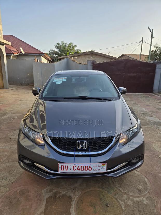 Honda Civic EX-L 4dr Sedan w/Nav (1.8L 4cyl CVT) 2014 Gray