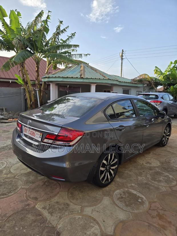 Honda Civic EX-L 4dr Sedan w/Nav (1.8L 4cyl CVT) 2014 Gray