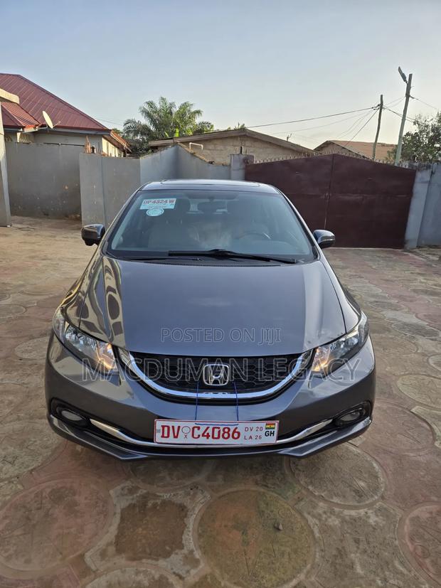 Honda Civic EX-L 4dr Sedan w/Nav (1.8L 4cyl CVT) 2014 Gray