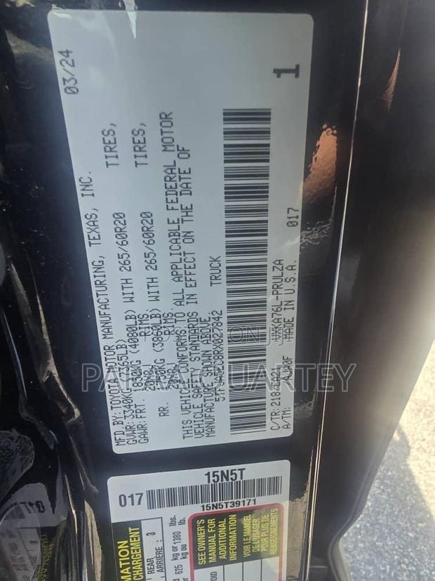 Toyota Tundra Limited CrewMax 6.5' Bed 2024 Black