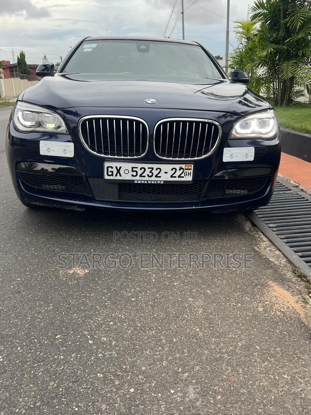 BMW 7 Series 750Li 4dr Sedan (4.4L 8cyl Turbo 8A) 2015 Blue