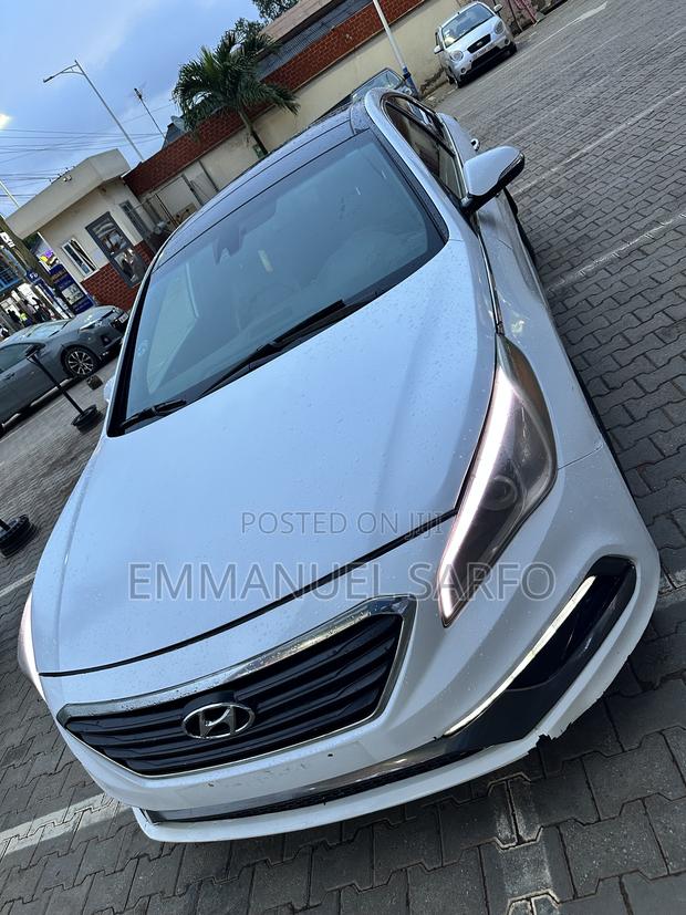 Hyundai Sonata Limited 2.0T 4dr Sedan (2.0L 4cyl Turbo 6A) 2015 White