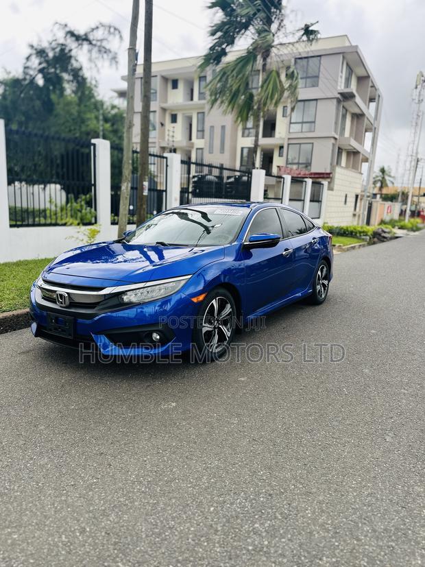 Honda Civic Touring Coupe 2018 Blue