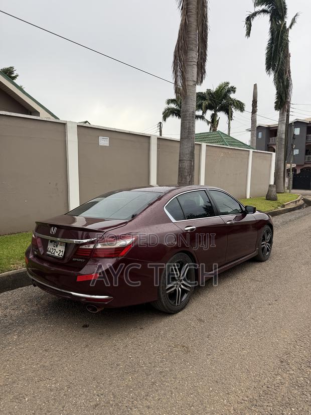 Honda Accord Sport 4dr Sedan FWD (2.4L 4cyl 2A) 2017 Burgundy