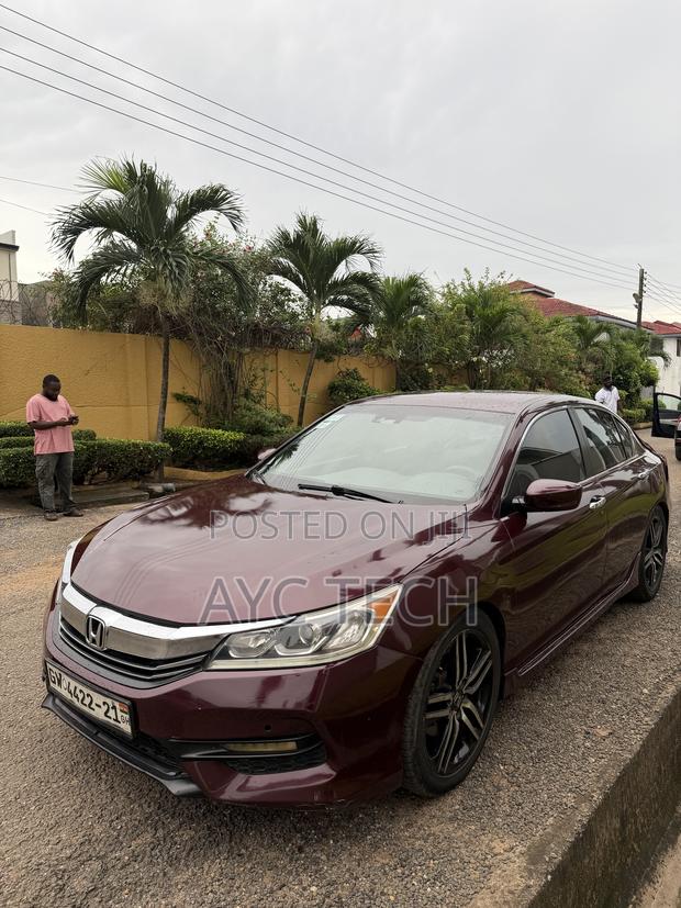 Honda Accord Sport 4dr Sedan FWD (2.4L 4cyl 2A) 2017 Burgundy