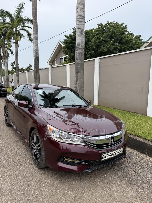 Honda Accord Sport 4dr Sedan FWD (2.4L 4cyl 2A) 2017 Burgundy