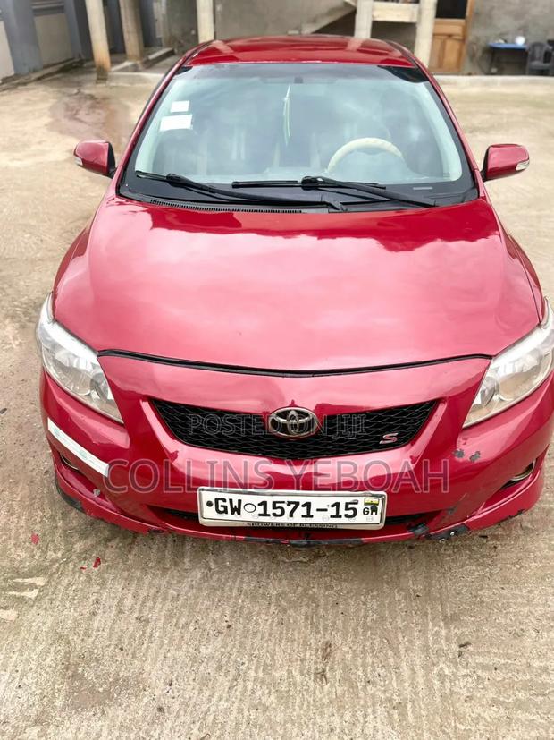 Toyota Corolla S 4dr Sedan (1.8L 4cyl 4A) 2009 Red